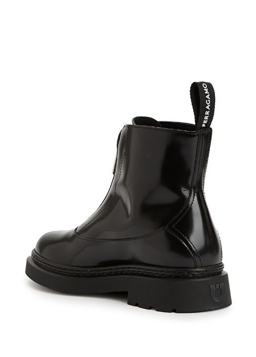 Kisty Siyah Kadın Deri Bot - Görsel 4