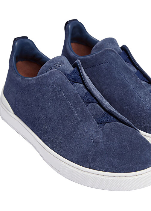 Utility Mavi Erkek Süet Sneaker - Görsel 4