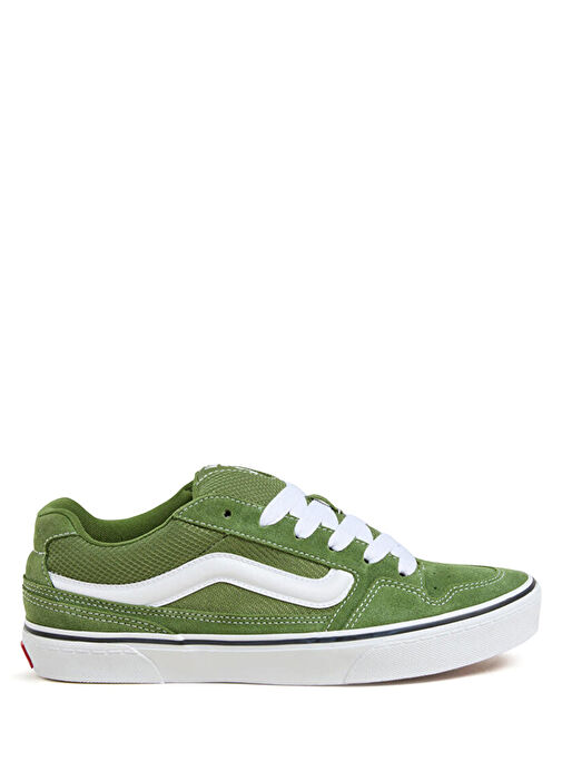 Old Skool V Yeşil Çocuk Süet Sneaker - Görsel 2