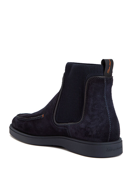 Lacivert Erkek Süet Bot - Görsel 4