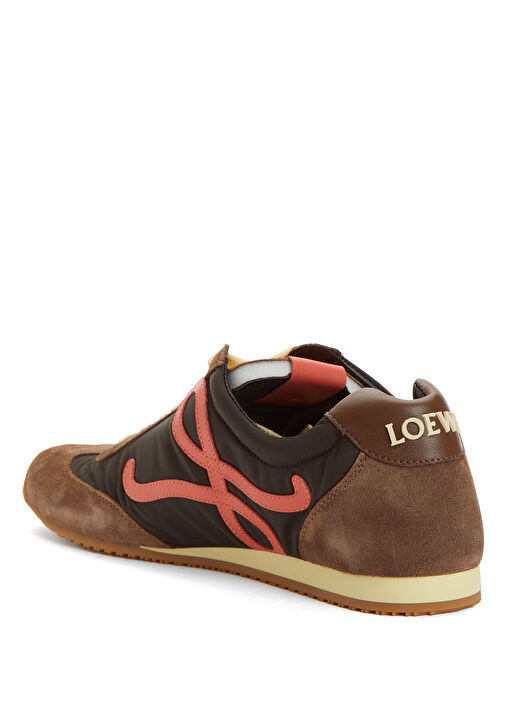 Kahverengi Kadın Deri Sneaker - Görsel 4