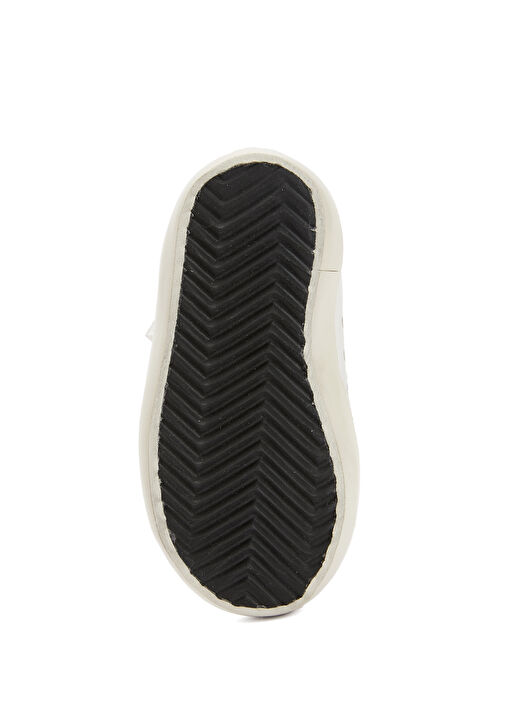 Old School Beyaz Unisex Çocuk Deri Sneaker - Görsel 6