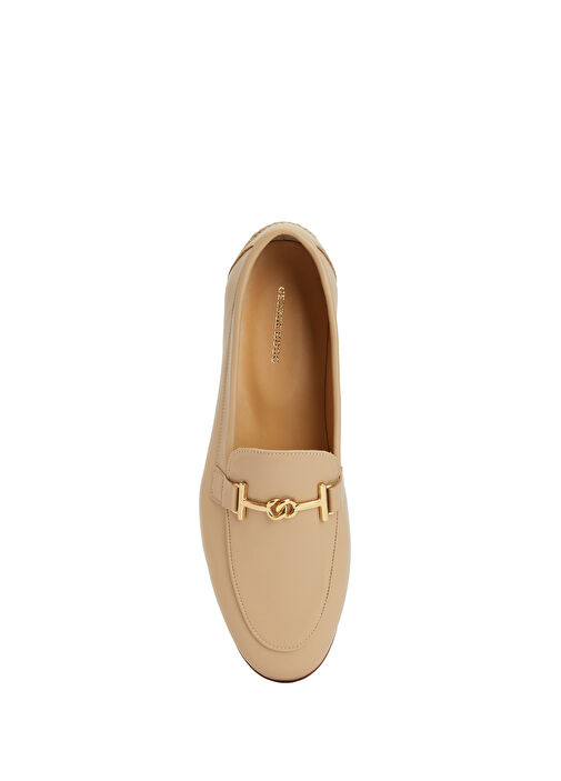 Nude Kadın Deri Loafer - Görsel 5