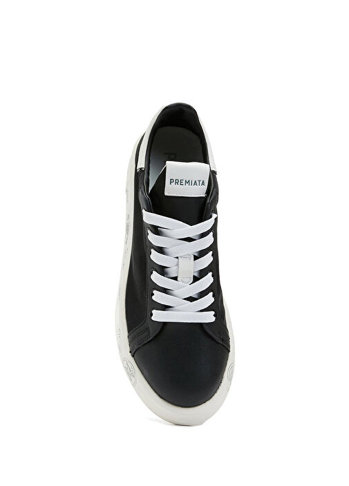 Premiata Premiata Belle Siyah Beyaz Kadın Deri Sneaker Beymen'de! Siyah Beyaz - 5. görsel