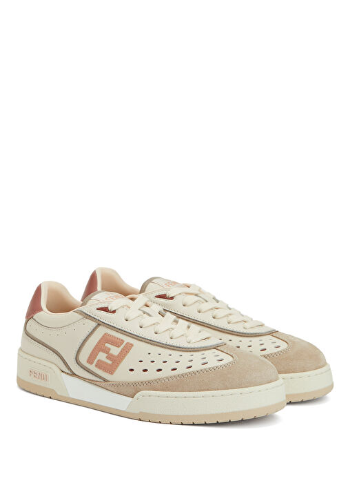 Match Pudra Kadın Deri Sneaker - Görsel 3