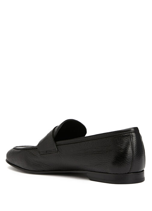 Siyah Erkek Deri Loafer - Görsel 4