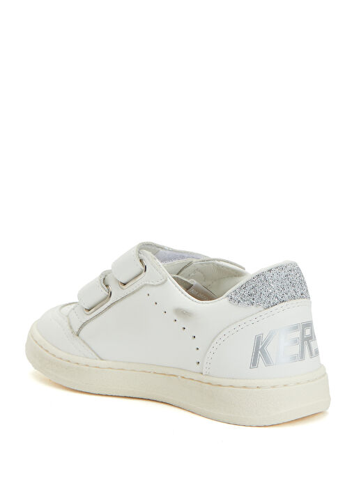 Ball Star Beyaz Çocuk Deri Sneaker - Görsel 4