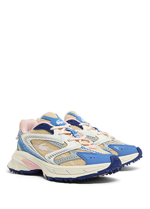 Lacoste Mavi-ARL Kadın L003 Neo Shot Mavi Fileli Kadın Sneaker