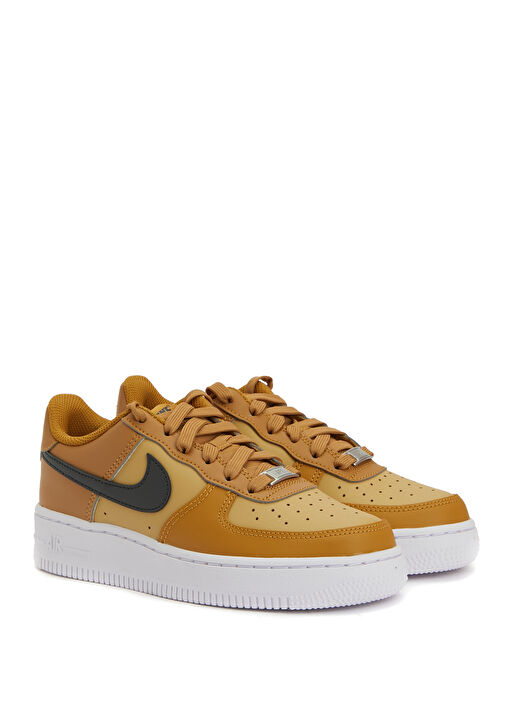 Nike Air Force 1 Gold Çocuk Deri Sneaker - Görsel 3