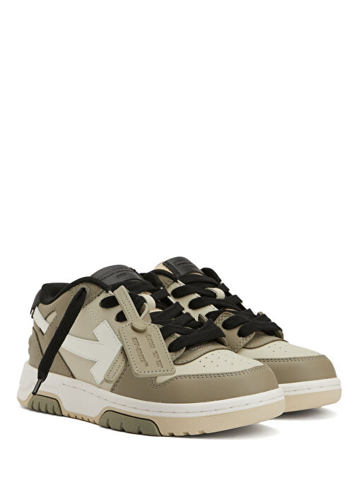 Çok Renkli Erkek Çocuk Deri Sneaker - Görsel 3