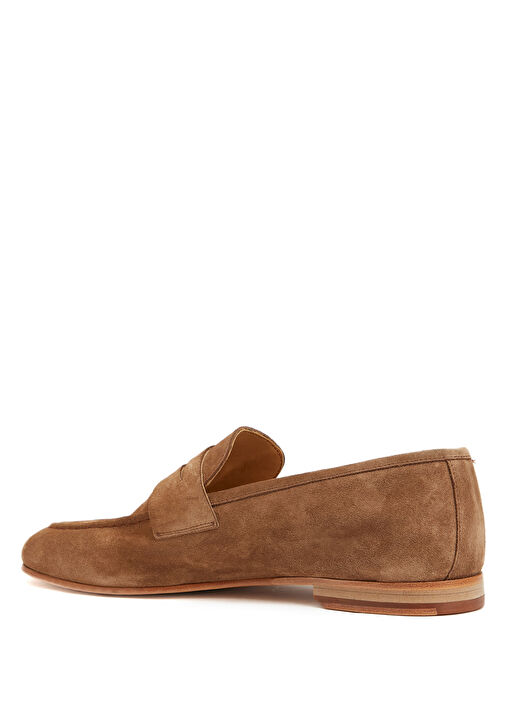Tütün Erkek Süet Loafer - Görsel 4