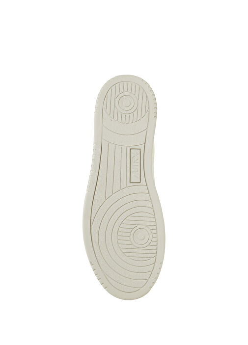 Beyaz Yeşil Erkek Deri Sneaker - Görsel 6