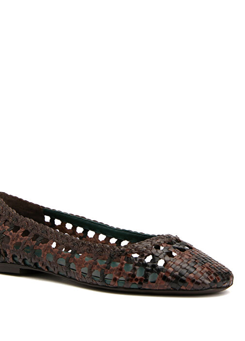 Siyah Kahverengi Deri Babet - Görsel 7