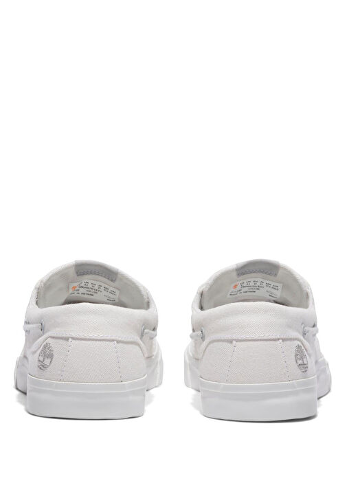 Mylo Bay Beyaz Erkek Kanvas Loafer - Görsel 5