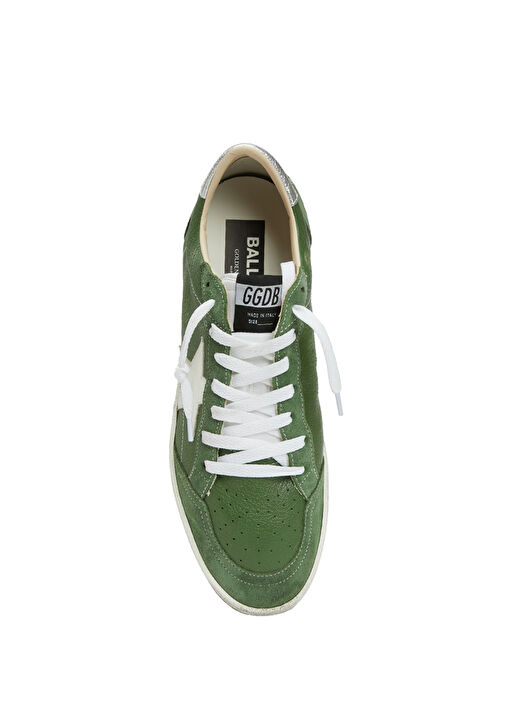 BallStar Yeşil Erkek Deri Sneaker - Görsel 5