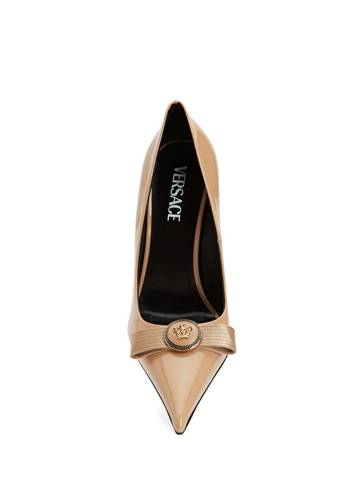 Nude Deri Stiletto - Görsel 5