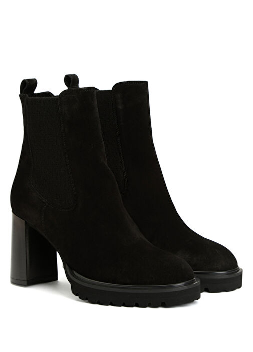 Siyah Kadın Deri Çizme - Görsel 3