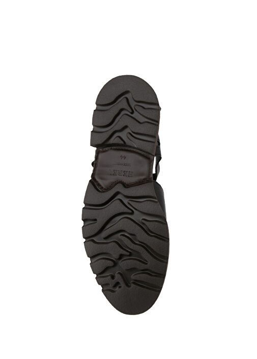 Pesca Siyah Erkek Deri Sandalet - Görsel 6