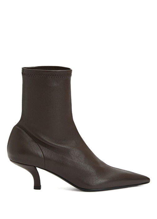 Kahverengi Kadın Deri Bot - Görsel 2