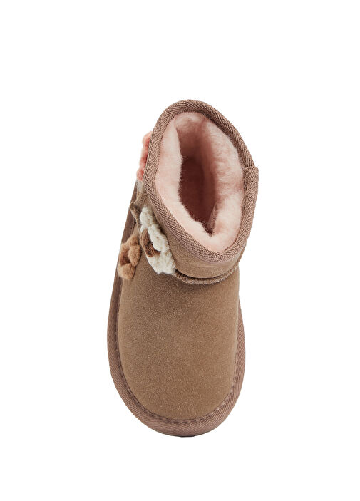 Daisy Bej Çocuk Deri Bot - Görsel 5