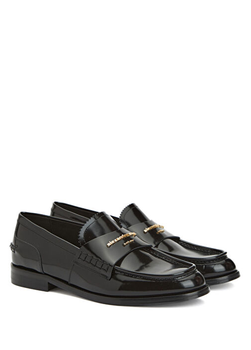 Carter Siyah Kadın Deri Sneaker - Görsel 3