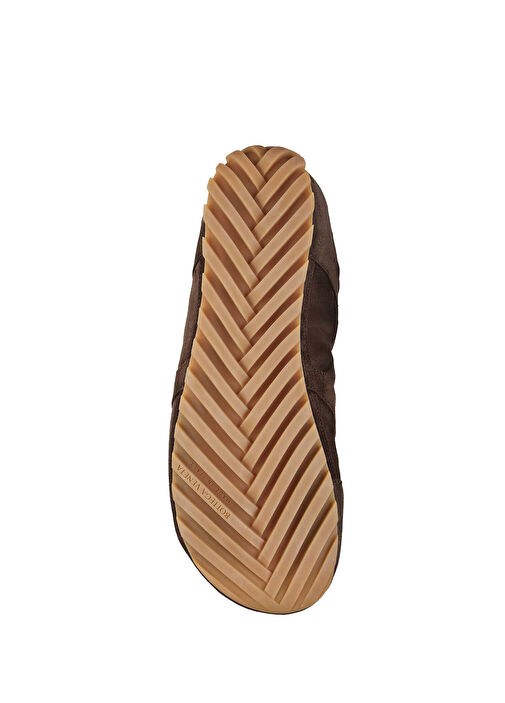 Bottega Veneta Koyu Kahverengi Bottega Veneta Deri Erkek Sneaker