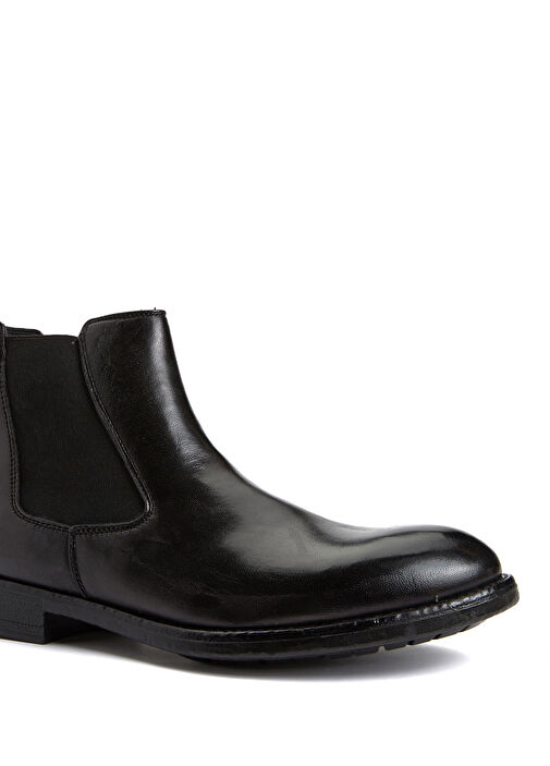 Siyah Erkek Deri Bot - Görsel 7