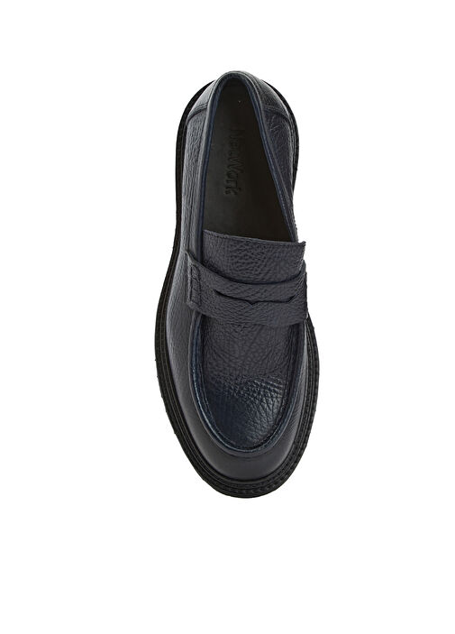 Lacivert Erkek Deri Loafer - Görsel 5