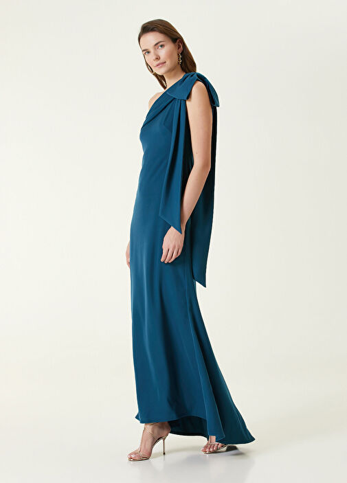 Tadashi Shoji - Cassia Green Maxi Evening Dress
