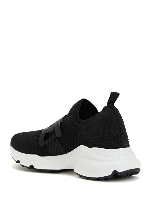 Siyah Logo Detaylı Kadın Sneaker - Görsel 4