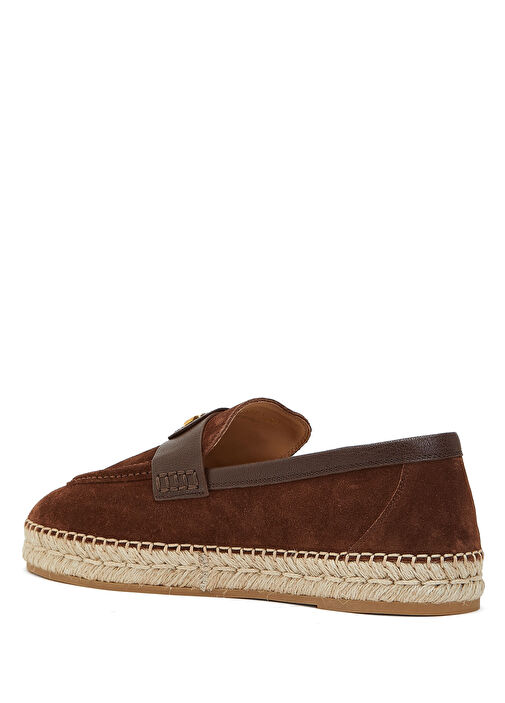Valentino Garavani Kahverengi Valentino Garavani Süet Erkek Espadril