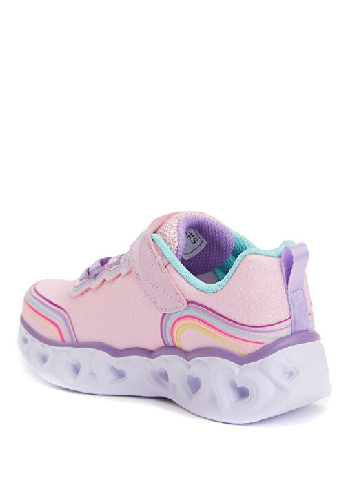 Heart Lights-Retro Hearts Kız Çocuk Sneaker - Görsel 4