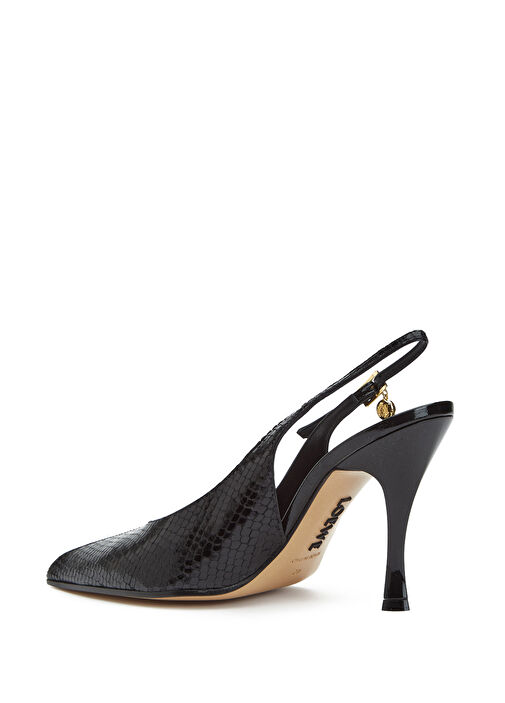 Loewe Loewe Ne Comic Siyah Deri Topuklu Ayakkabı Basketbol Ayakkabıları | Beymen Siyah - 4. görsel