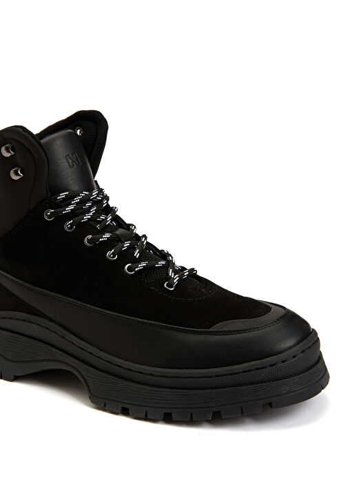 Siyah Kadın Deri Bot - Görsel 10