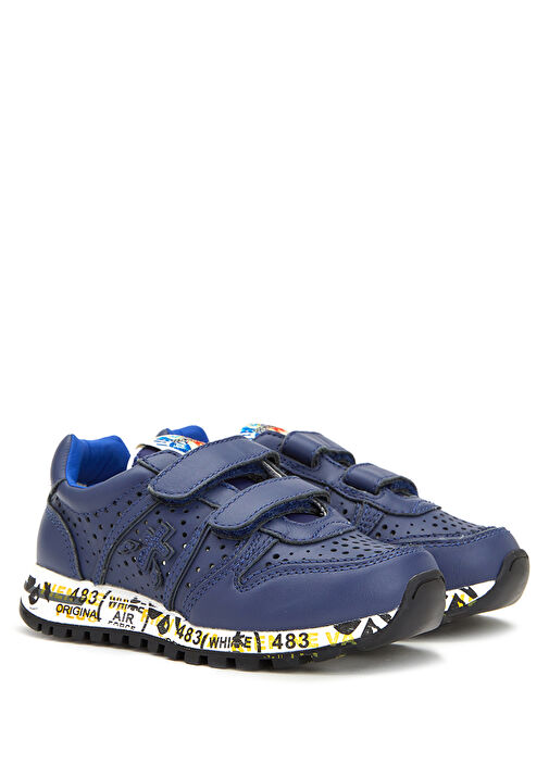 Lacivert Logolu Unisex Çocuk Sneaker - Görsel 3