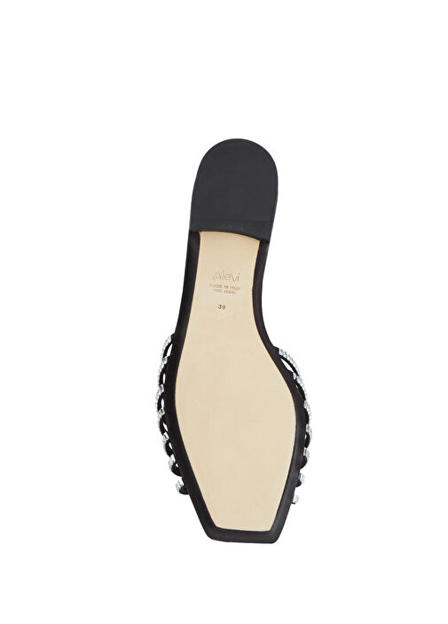 Alevi Alevi Sole Siyah Kadın İpek Terlik Beymen'de! Siyah - 6. görsel