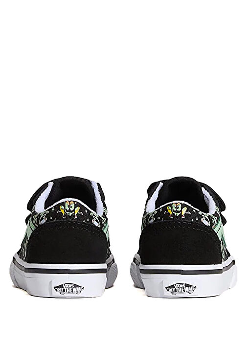 Old Skool Siyah Yeşil Unisex Çocuk Sneaker - Görsel 4