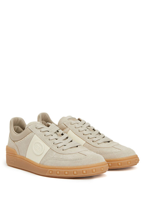 Upvillage Bej Kadın Süet Sneaker - Görsel 3