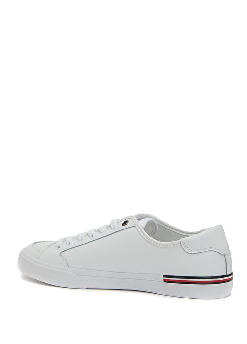 Core Corporate Vulc Beyaz Erkek Deri Sneaker - Görsel 3
