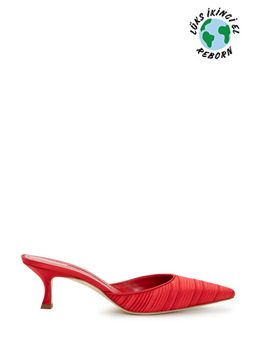 Manolo Blahnik Topuklu Terlik - Görsel 2