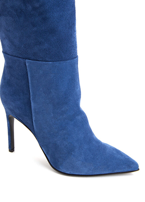 Mavi Kadın Süet Çizme - Görsel 13