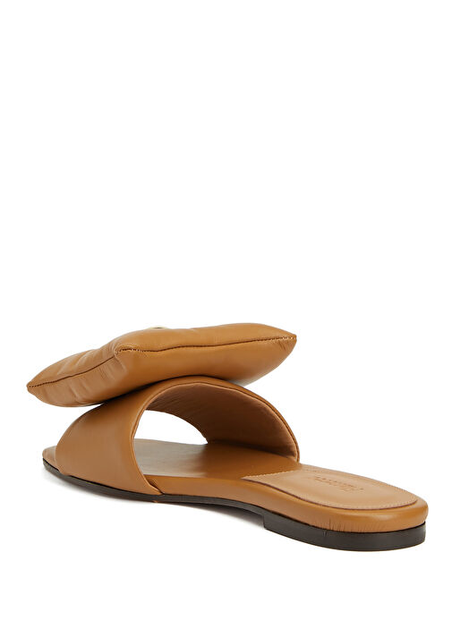 Alexis Kahverengi Kadın Deri Terlik - Görsel 4