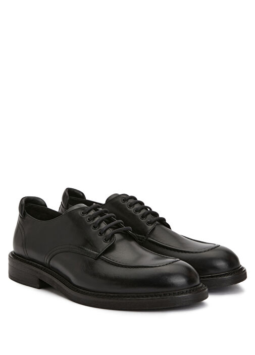 Siyah Erkek Deri Ayakkabı - Görsel 3