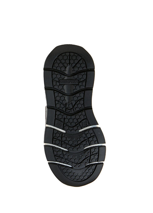 Gri Erkek Çocuk Deri Sneaker - Görsel 6