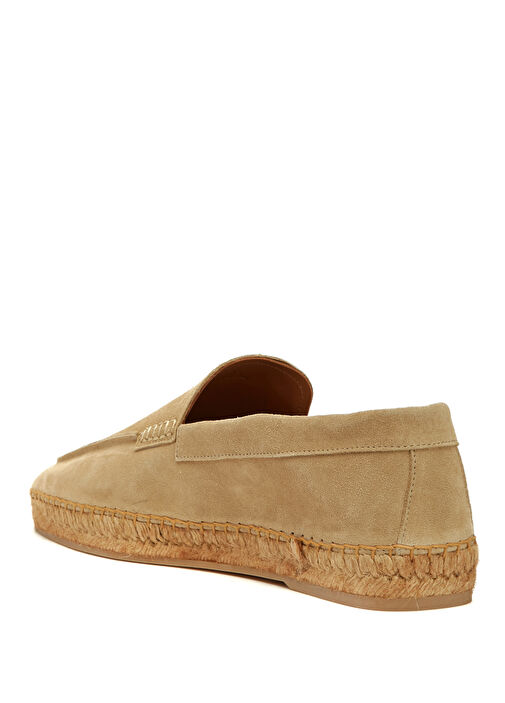 Bej Erkek Süet Espadril - Görsel 4