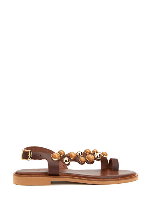 Network Network Kahverengi Kadın Deri Sandalet Beymen'de! Kahverengi - 2. görsel