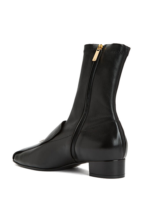 Siyah Kadın Deri Bot - Görsel 4