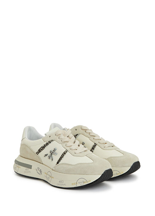 Cassie Beyaz Gri Kadın Sneaker - Görsel 3