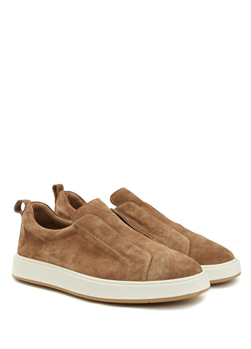 Vizon Erkek Süet Deri Sneaker - Görsel 3