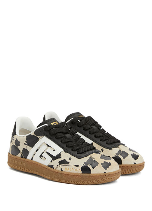 Leopar Kadın Deri Sneaker - Görsel 3